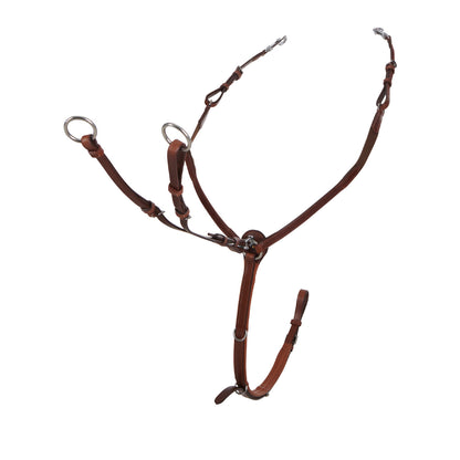 Y fork leather breastplate.