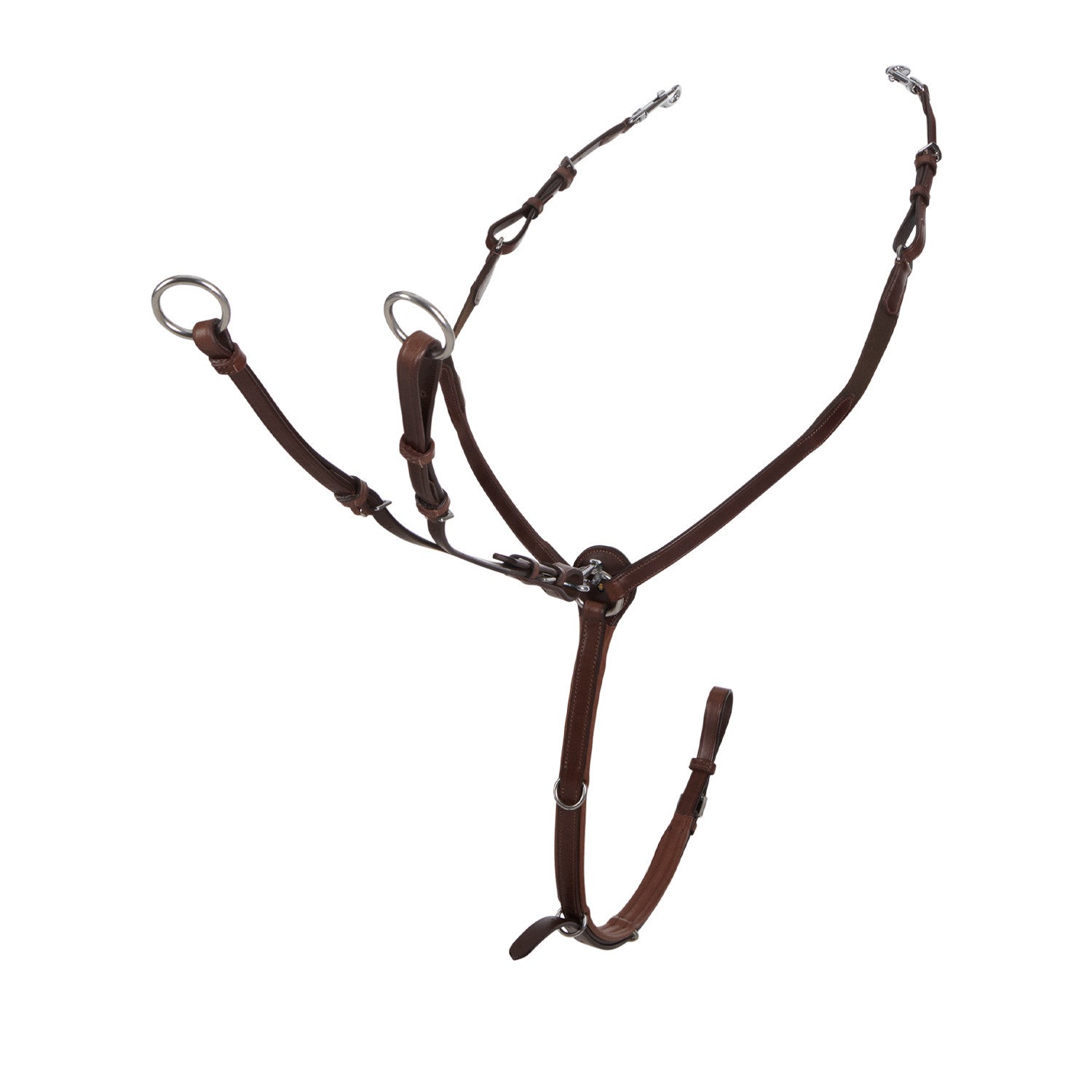 Y fork leather breastplate.