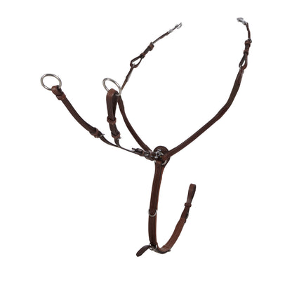 Y fork leather breastplate.
