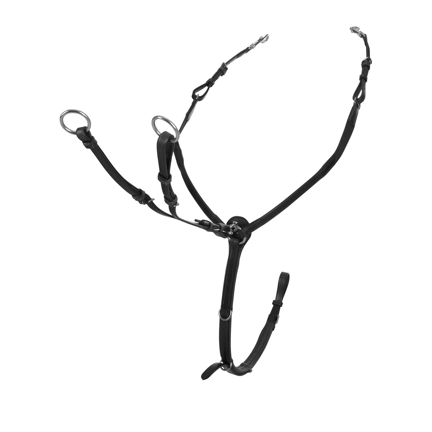 Y fork leather breastplate.
