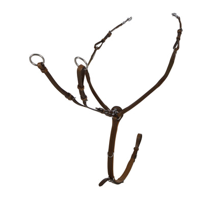 Y fork leather breastplate.
