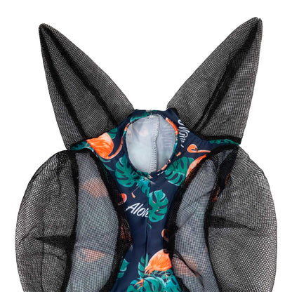 Anti-fly mask with ear cover net
