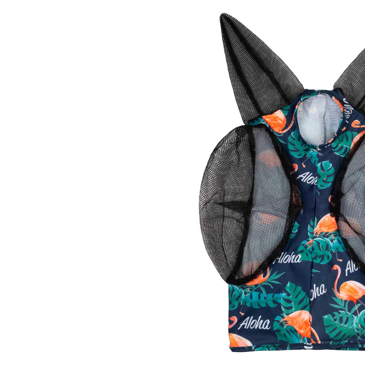 Anti-fly mask with ear cover net