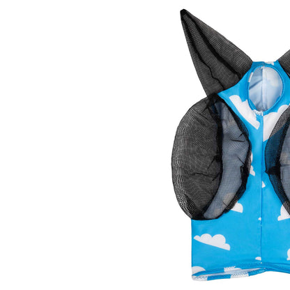 Anti-fly mask with ear cover net