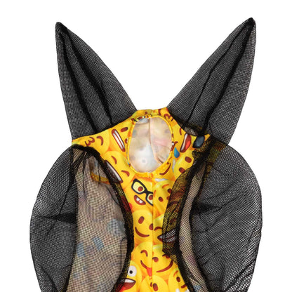 Anti-fly mask with ear cover net