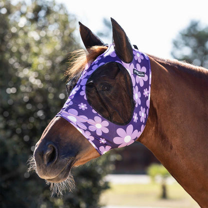 Anti-fly mask with ear cover net.