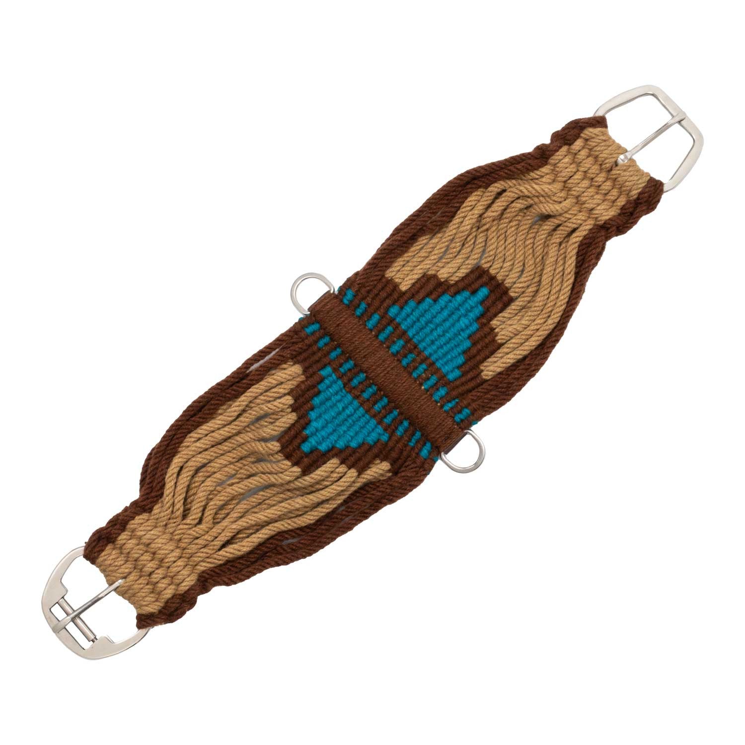 Mohair western girth aztec design.