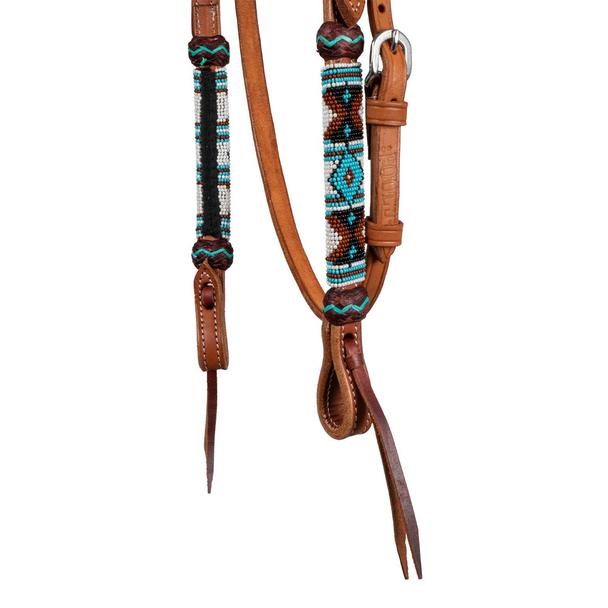 NAVAJO PEARLS WESTERN BRIDLE