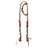 Abstract decorations western bridle.