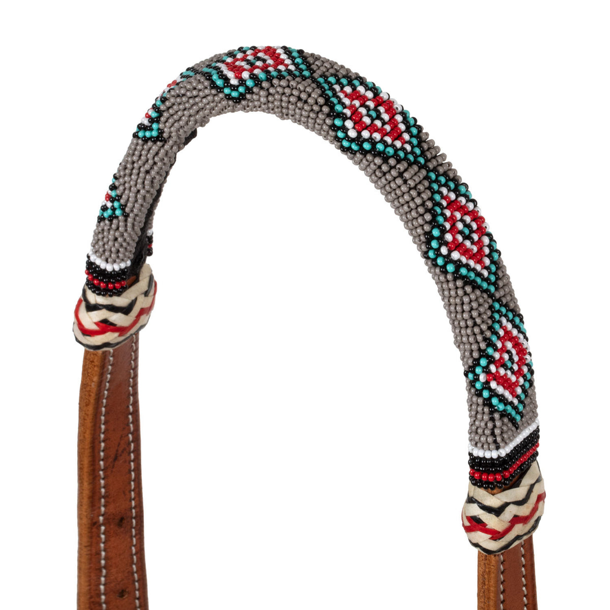 Sand pearls bosal set with cotton mecate reins