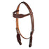 WESTERN BRIDLE WITH WIDE BROWBAND.