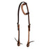 2 TONE ONE EAR WESTERN BRIDLE.