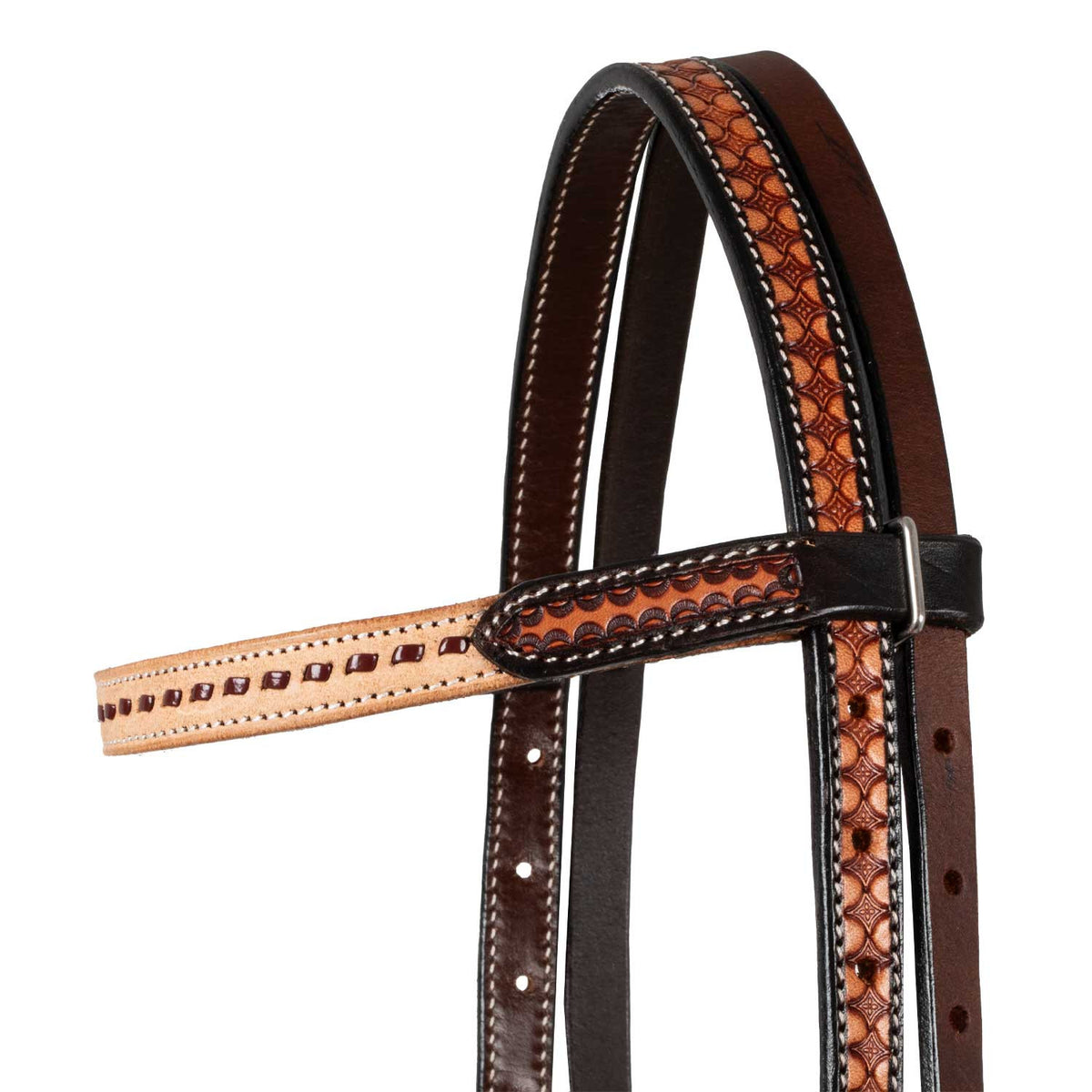2 TONE WESTERN BRIDLE