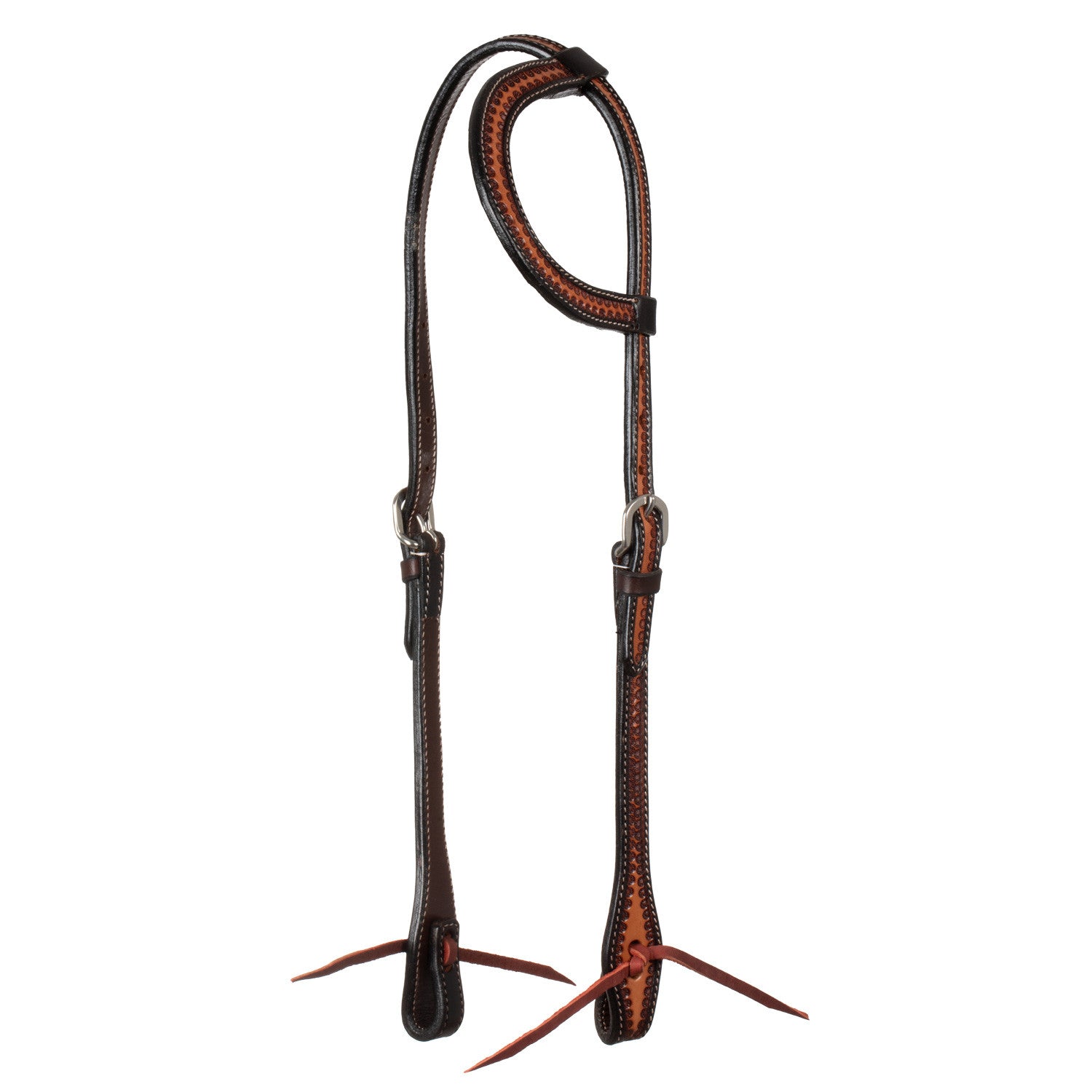 ONE EAR WESTERN BRIDLE SNAKE TOOLING.