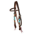 ROPE WAVES WESTERN BRIDLE.