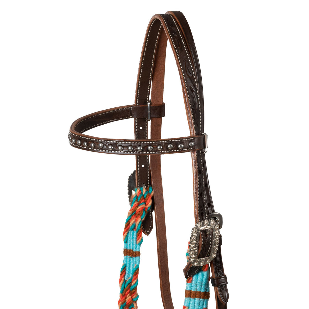 ROPE WAVES WESTERN BRIDLE