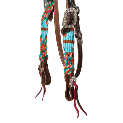 ROPE WAVES WESTERN BRIDLE