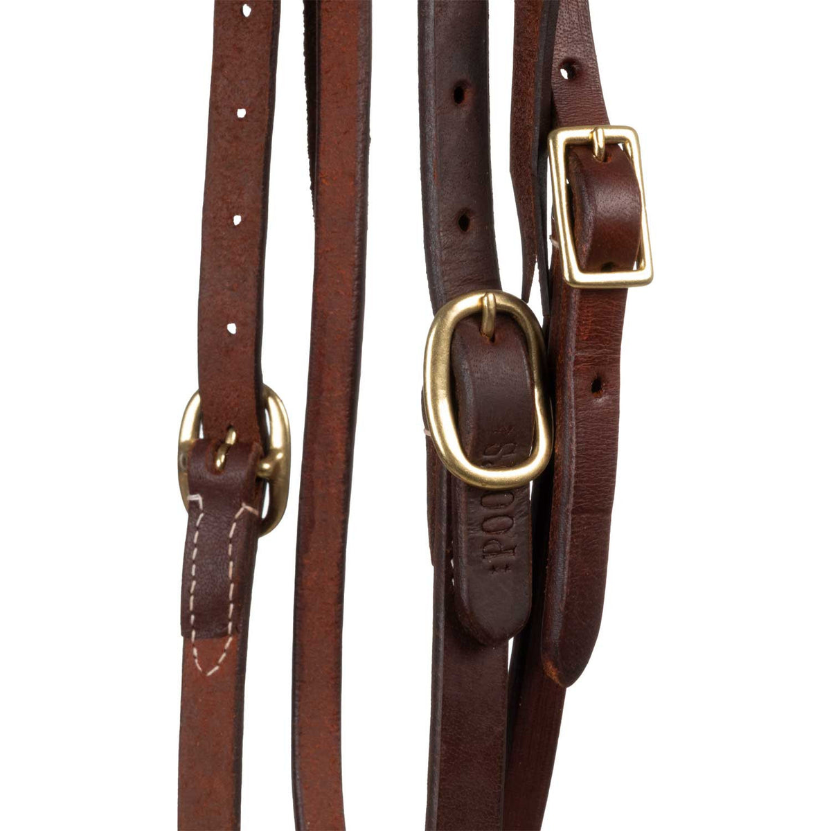 WESTERN TIE ENDS BROWBAND BRIDLE