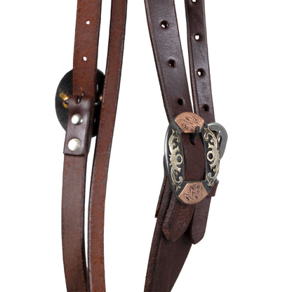 FANTASIA WESTERN HEADSTALL WITH STAINLESS STEEL BUCKLES