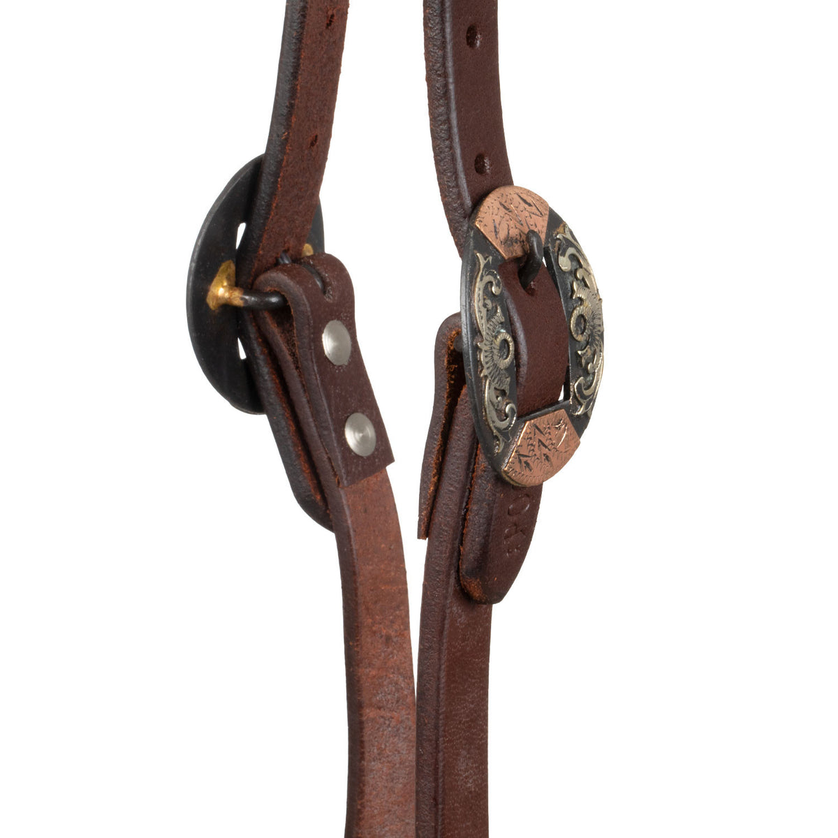 ONE EAR GERMAN BUCKLES WESTERN BRIDLE