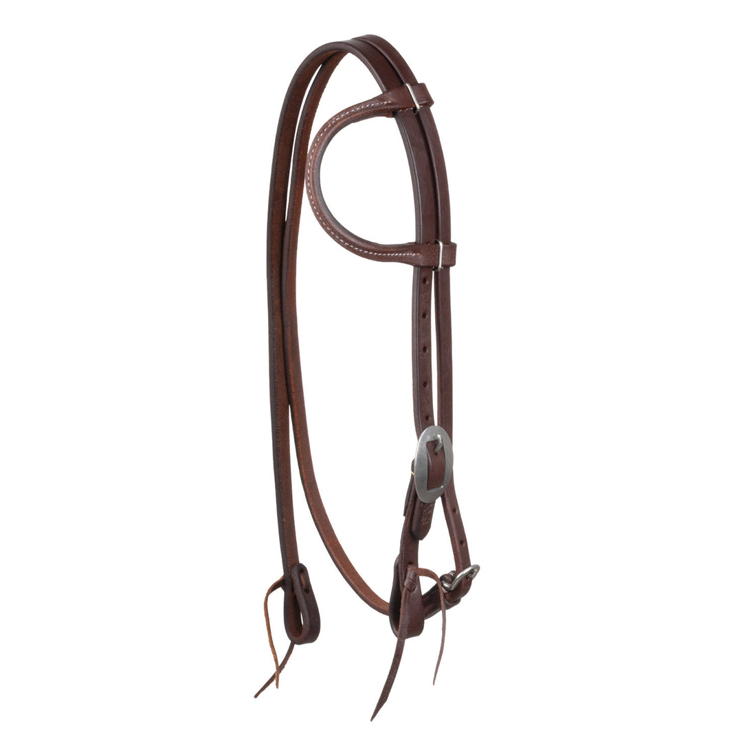 One-ear western bridle w/throat latch.