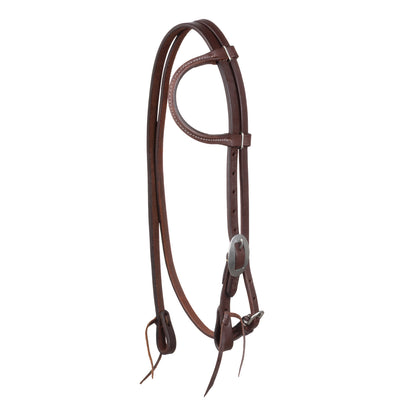 One-ear western bridle w/throat latch.
