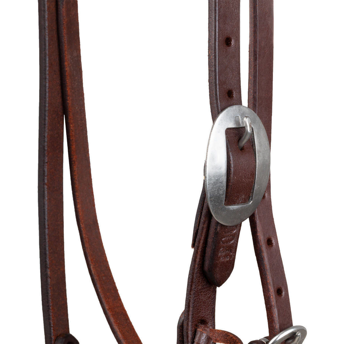 One-ear western bridle w/throat latch