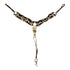 Diamond design mohair breastcollar.