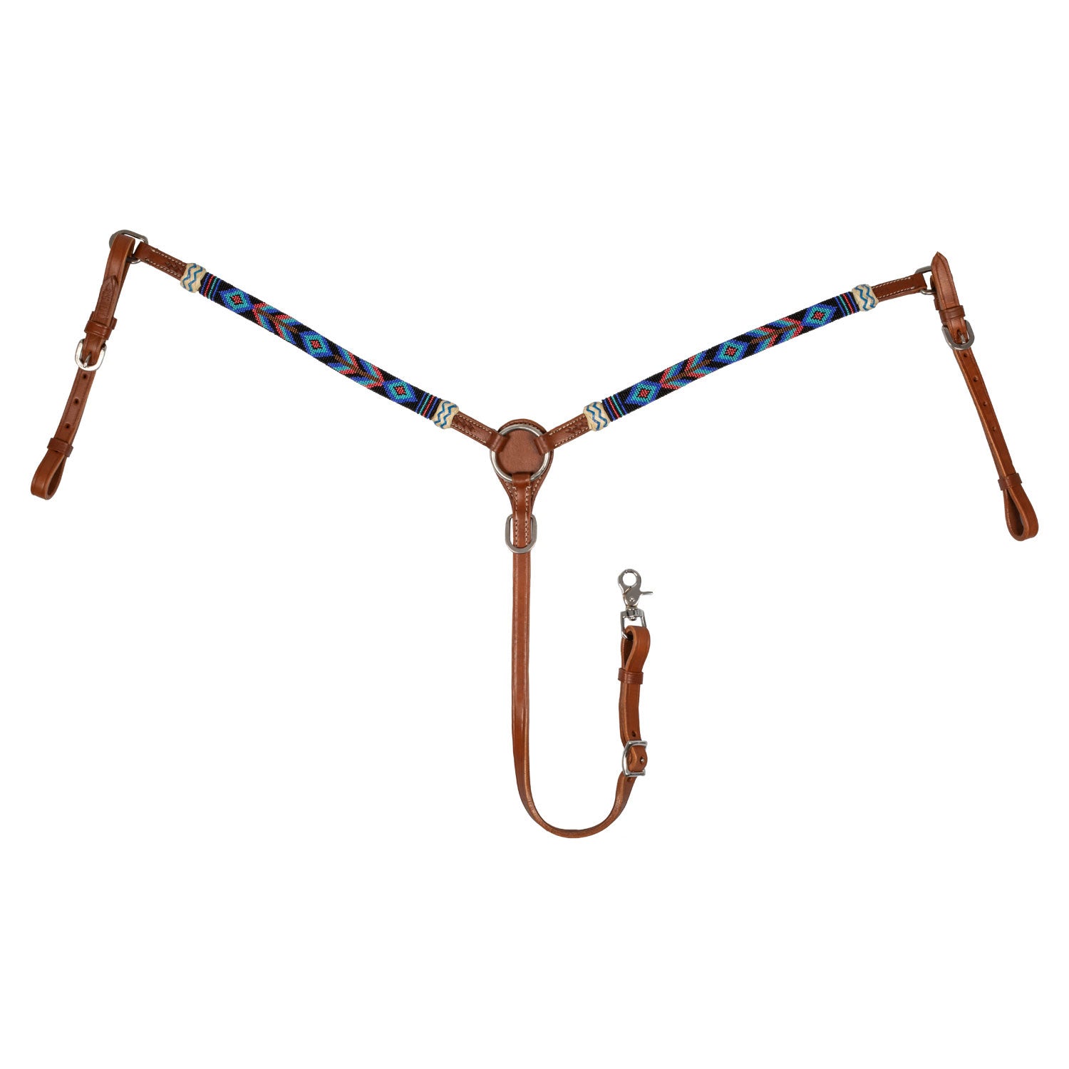 BREASTPLATE WITH PEARL DECORATIONS.