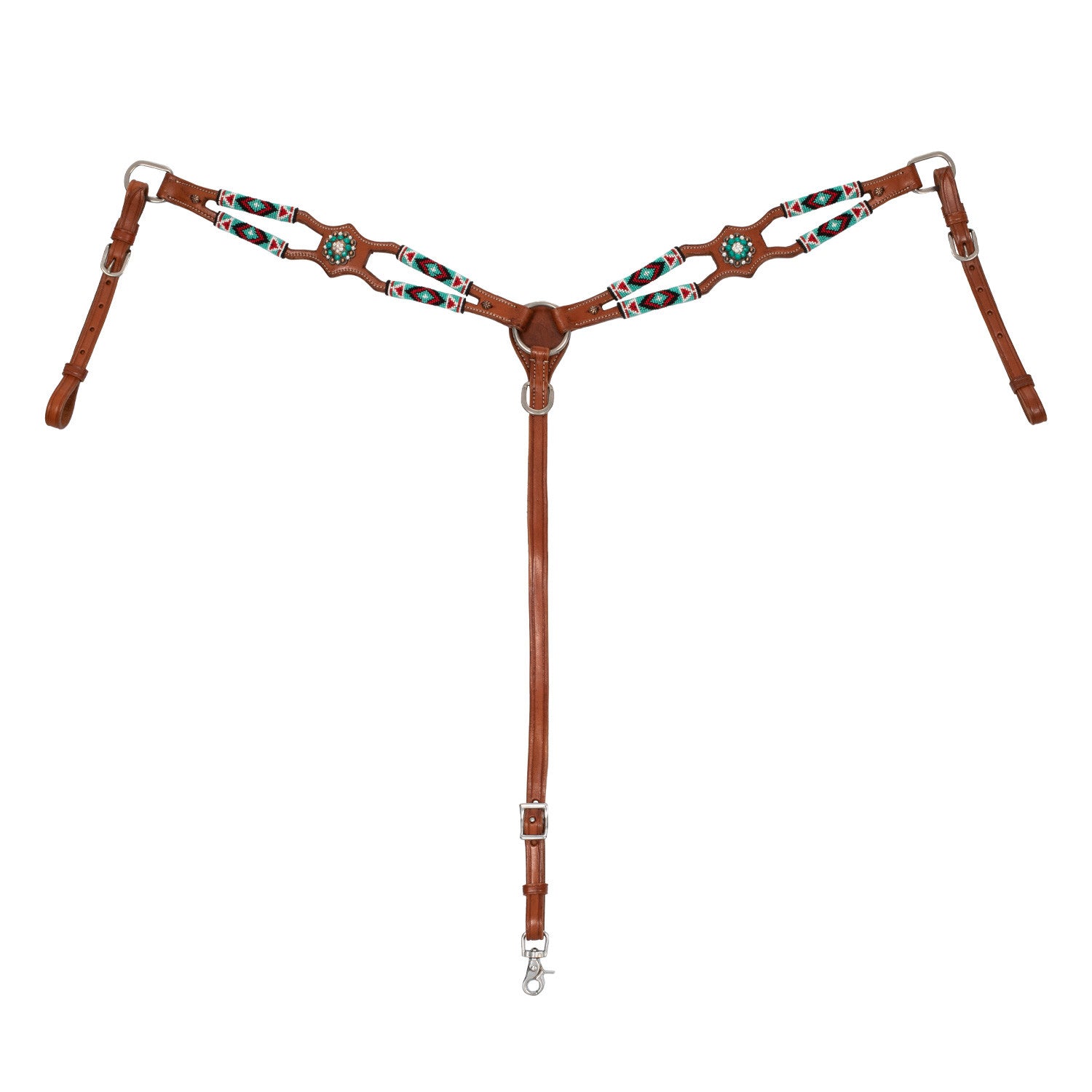 Emerald western breastcollar.
