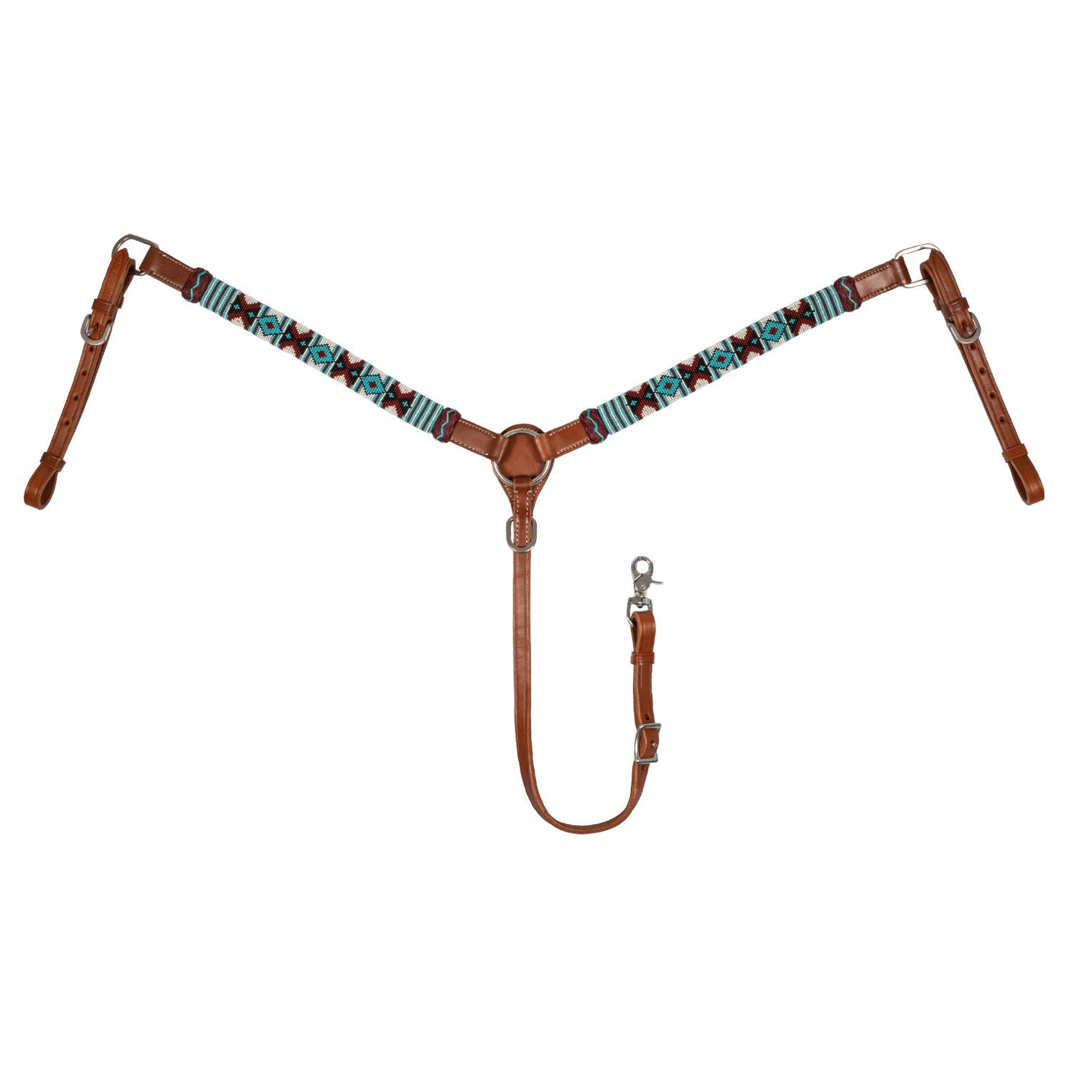 NAVAJO PEARLS WESTERN BREASTCOLLAR.