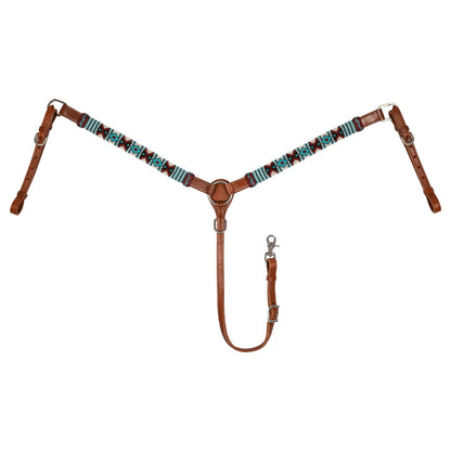 NAVAJO PEARLS WESTERN BREASTCOLLAR.