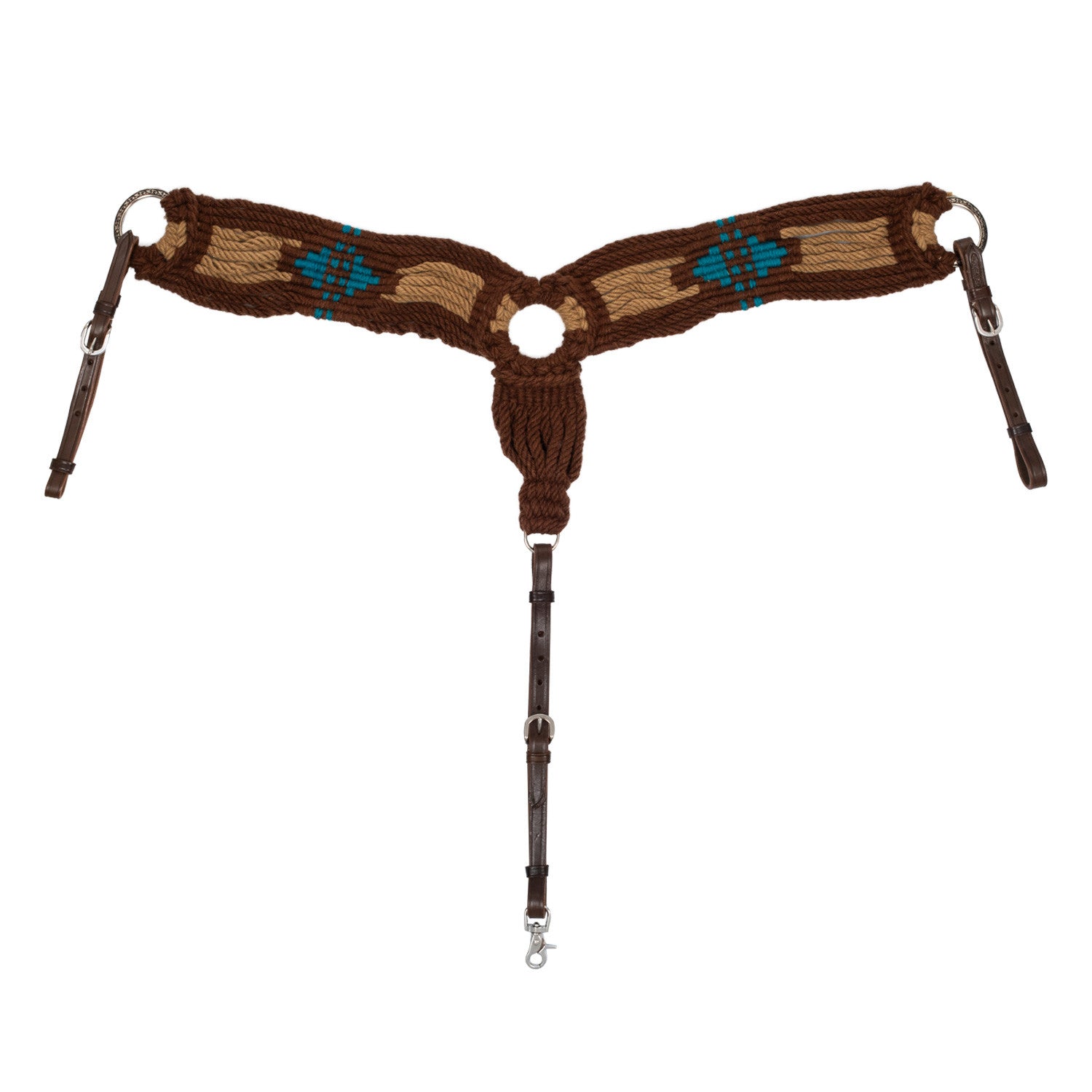 Native design mohair breastcollar.