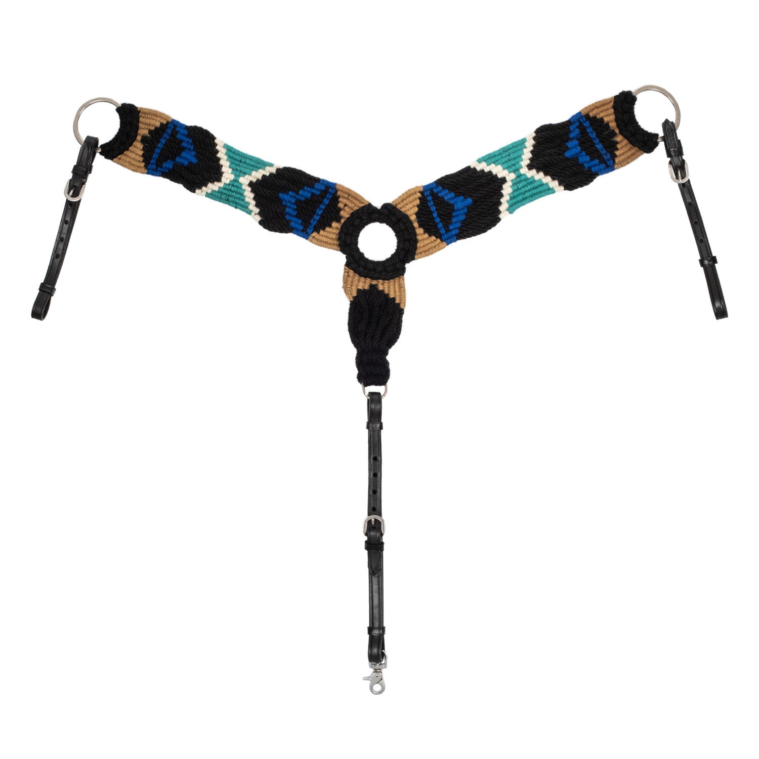 Cross design mohair breastcollar.