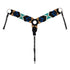 Cross design mohair breastcollar.