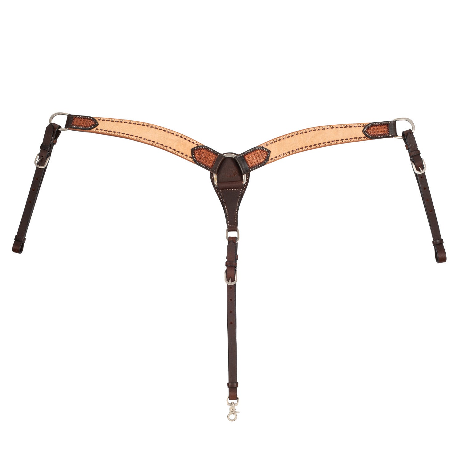 WESTERN BICOLOR BREASTPLATE.