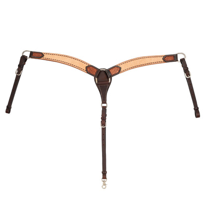 WESTERN BICOLOR BREASTPLATE.
