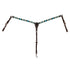 NAVAJO SKY BEADED WESTERN OIL BREASTPLATE.