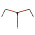 SERAPE BEADED WESTERN OIL BREASTPLATE.