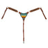 Western breastcollar with carpet decorations.