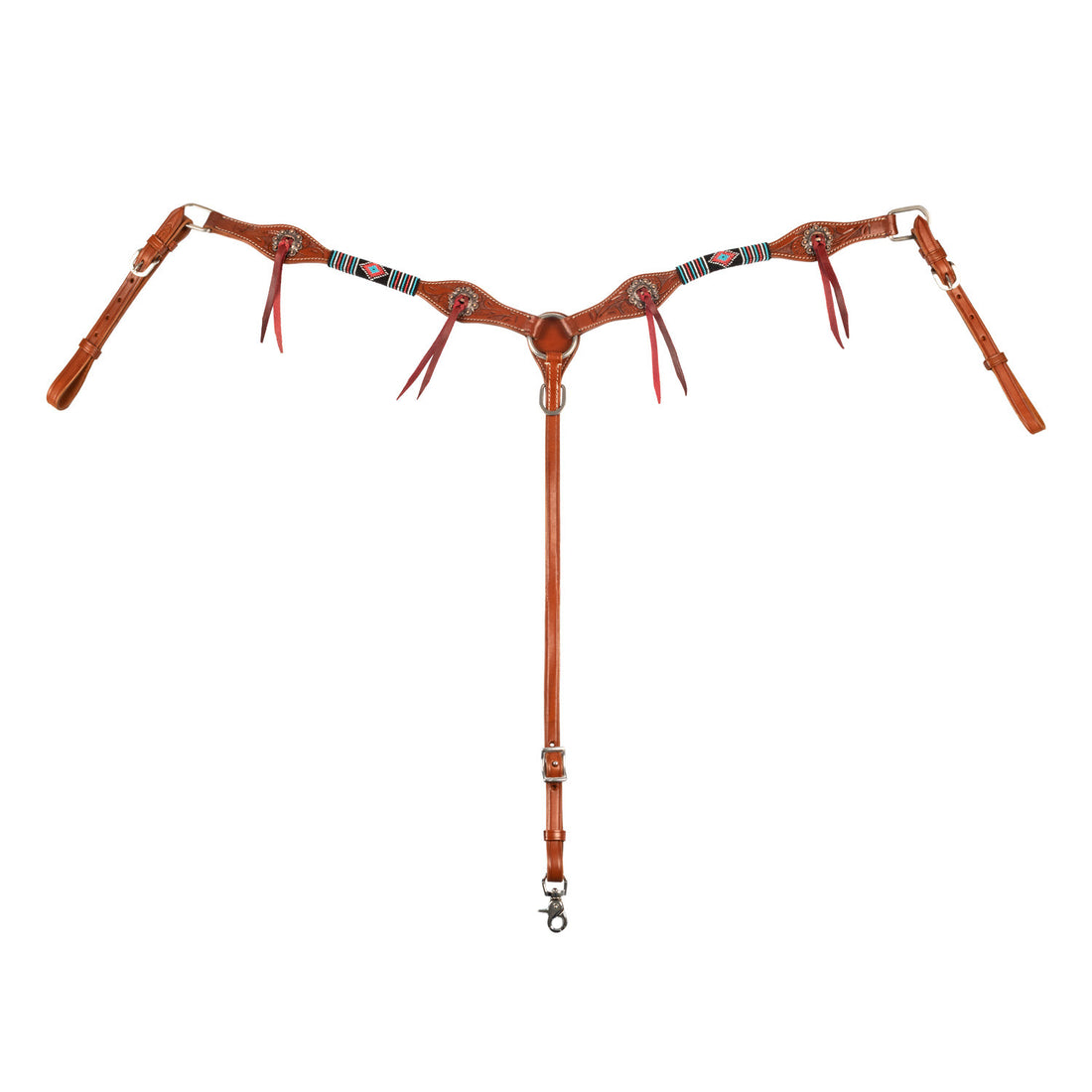 DELUXE WESTERN BREASTCOLLAR.