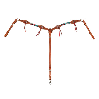 DELUXE WESTERN BREASTCOLLAR.