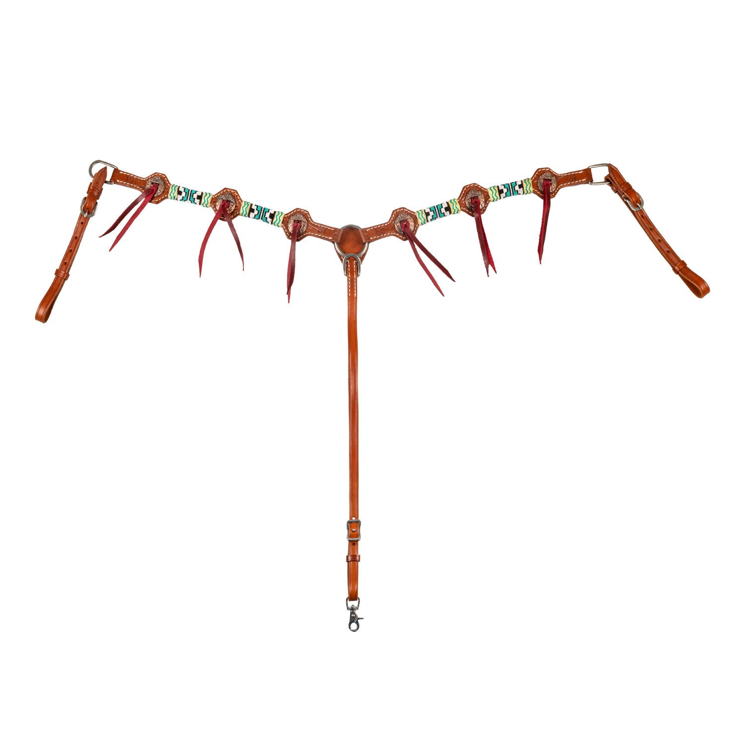 BLUE STAR WESTERN BREASTCOLLAR.