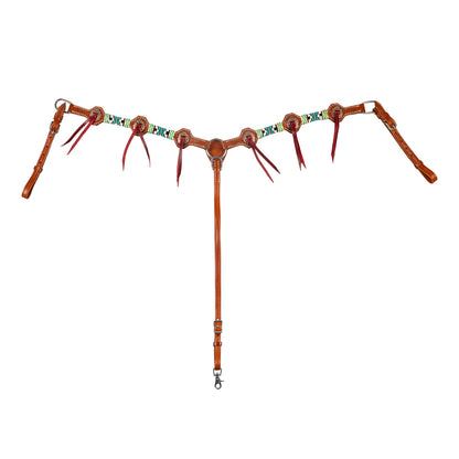 BLUE STAR WESTERN BREASTCOLLAR.