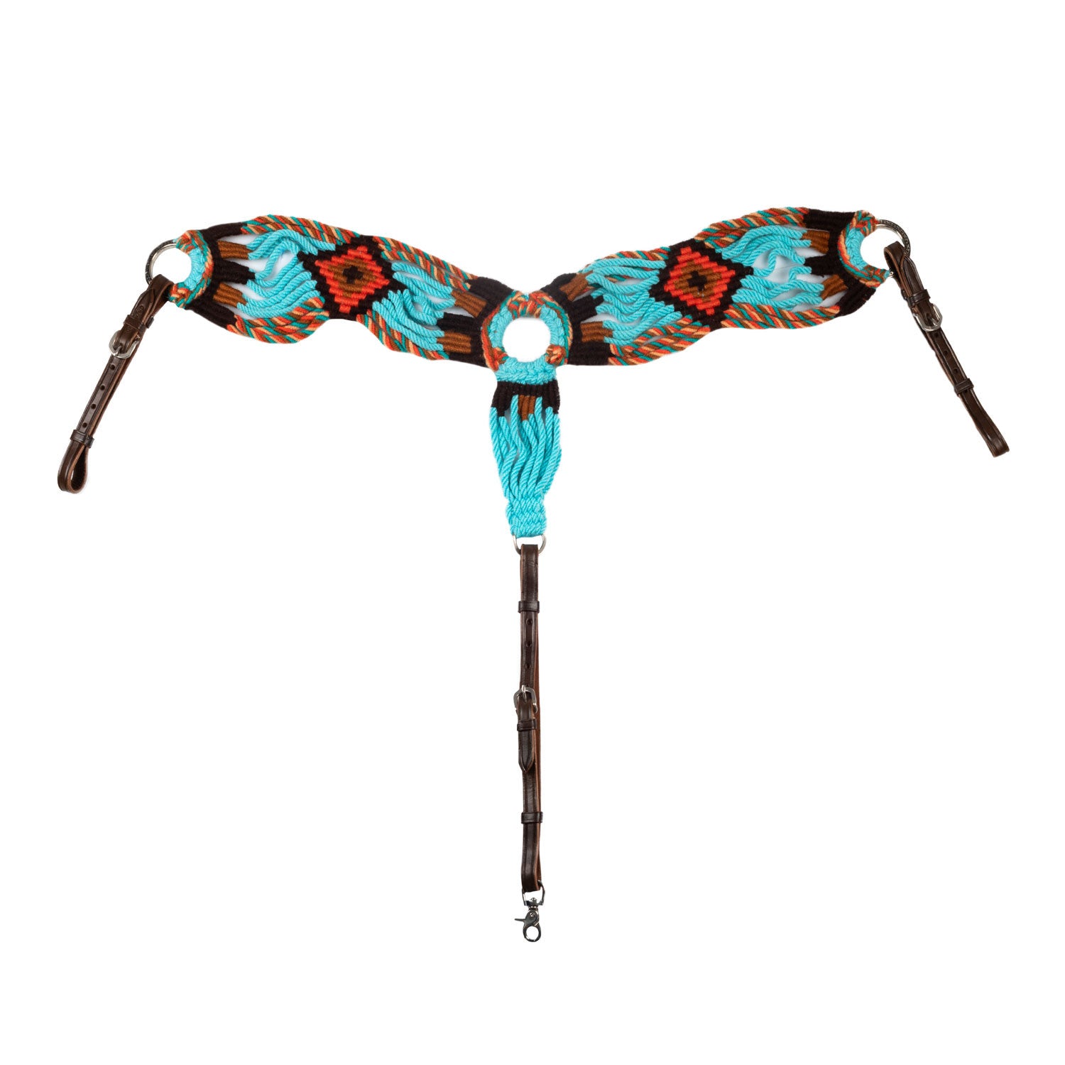 ROPE WAVES WESTERN BREASTCOLLAR.