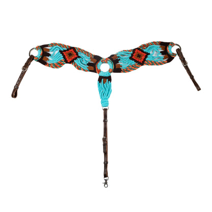 ROPE WAVES WESTERN BREASTCOLLAR.
