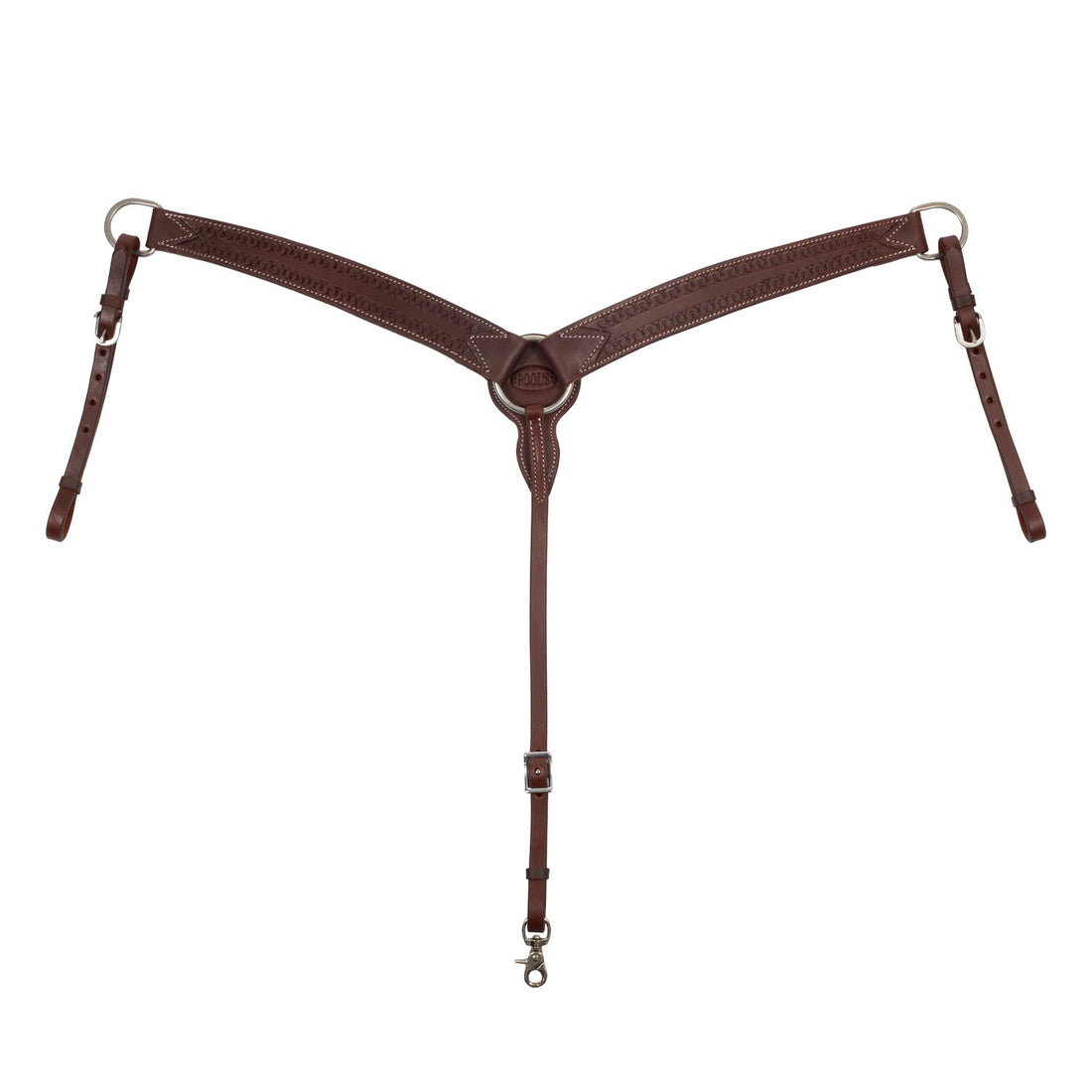 Western leather breastplate.