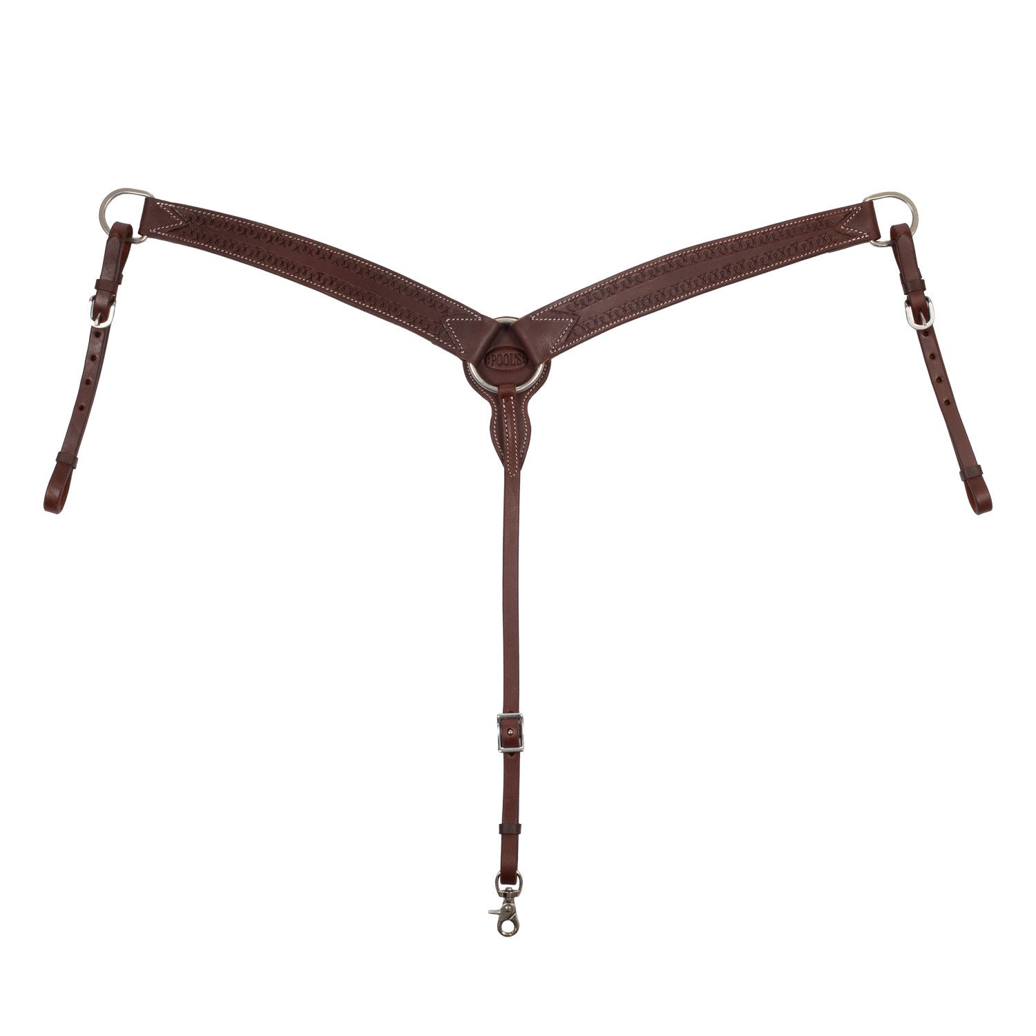 Western leather breastplate.