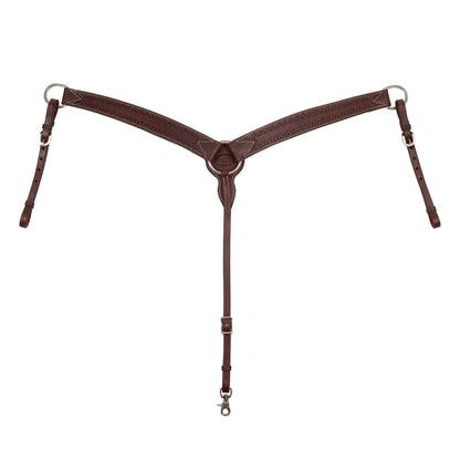 Western leather breastplate.