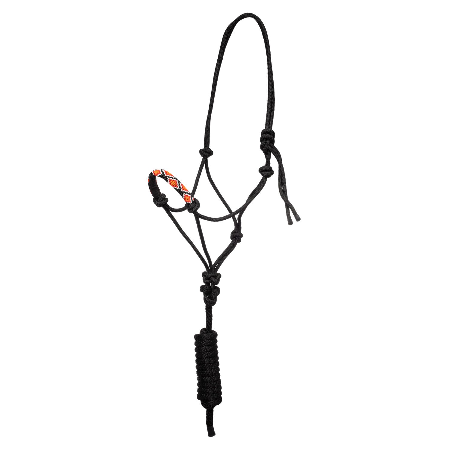 NAVAYO KNOT HALTER WITH LEAD.
